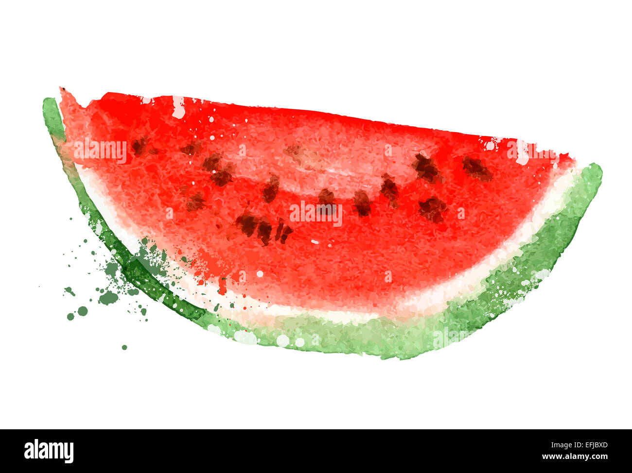 Wassermelone-Vektor-Logo-Design-Vorlage. Vitamine oder Lebensmittel-Symbol. Stockfoto