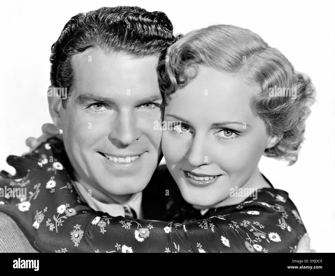 Männer ohne Namen 1935 Paramount Pictures Film Madge Evans mit Fred MacMurray Stockfoto