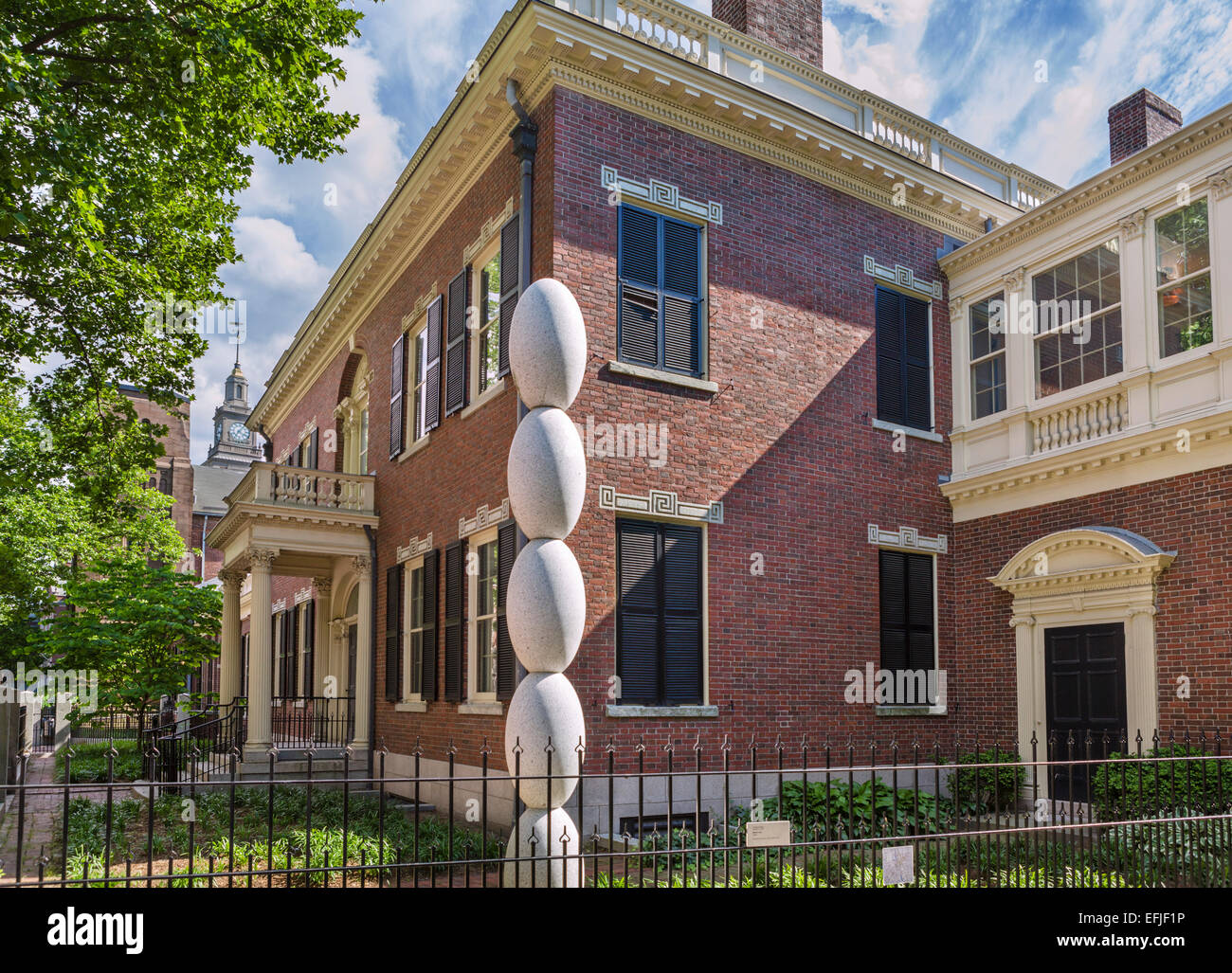 Rhode Island School of Design (RISD) Museumsbau, Benefit Street, Providence, Rhode Island, USA Stockfoto