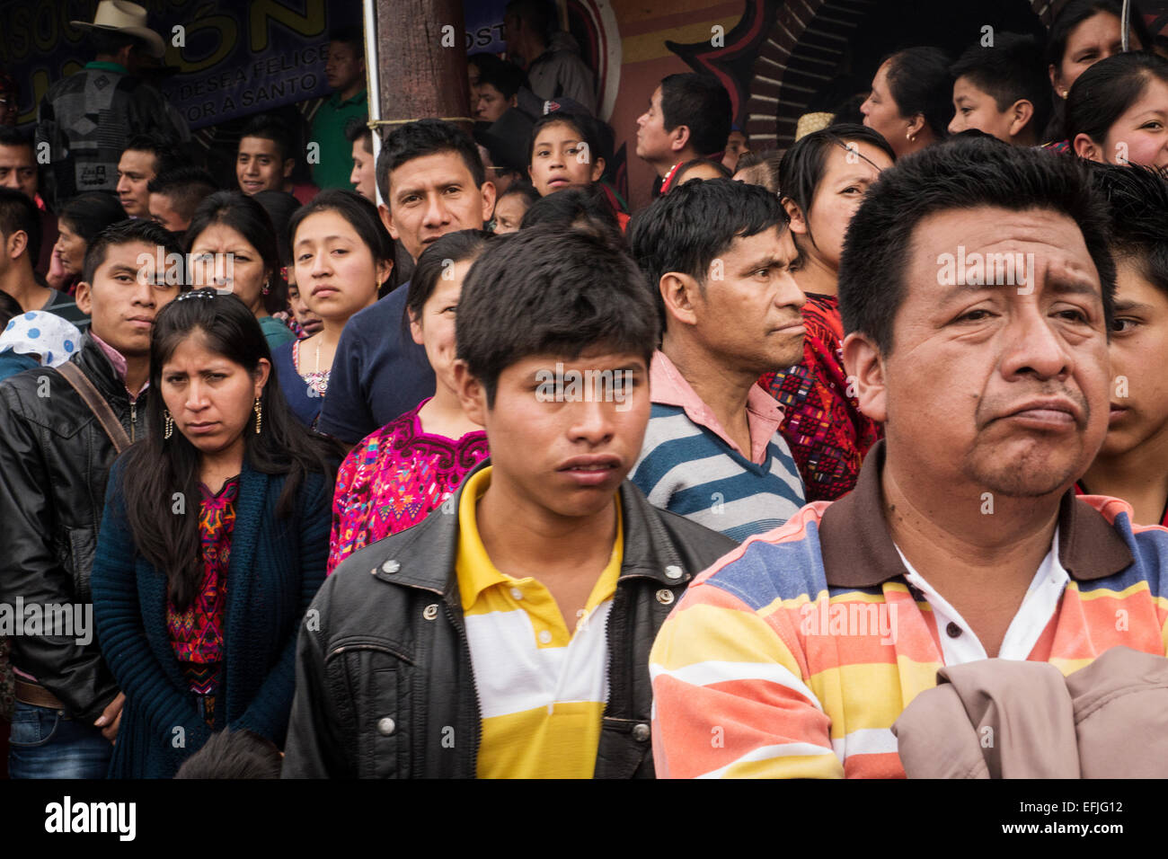 Feier der Fiesta de Santo Tomás in Chichicastenango, Guatemala Stockfoto