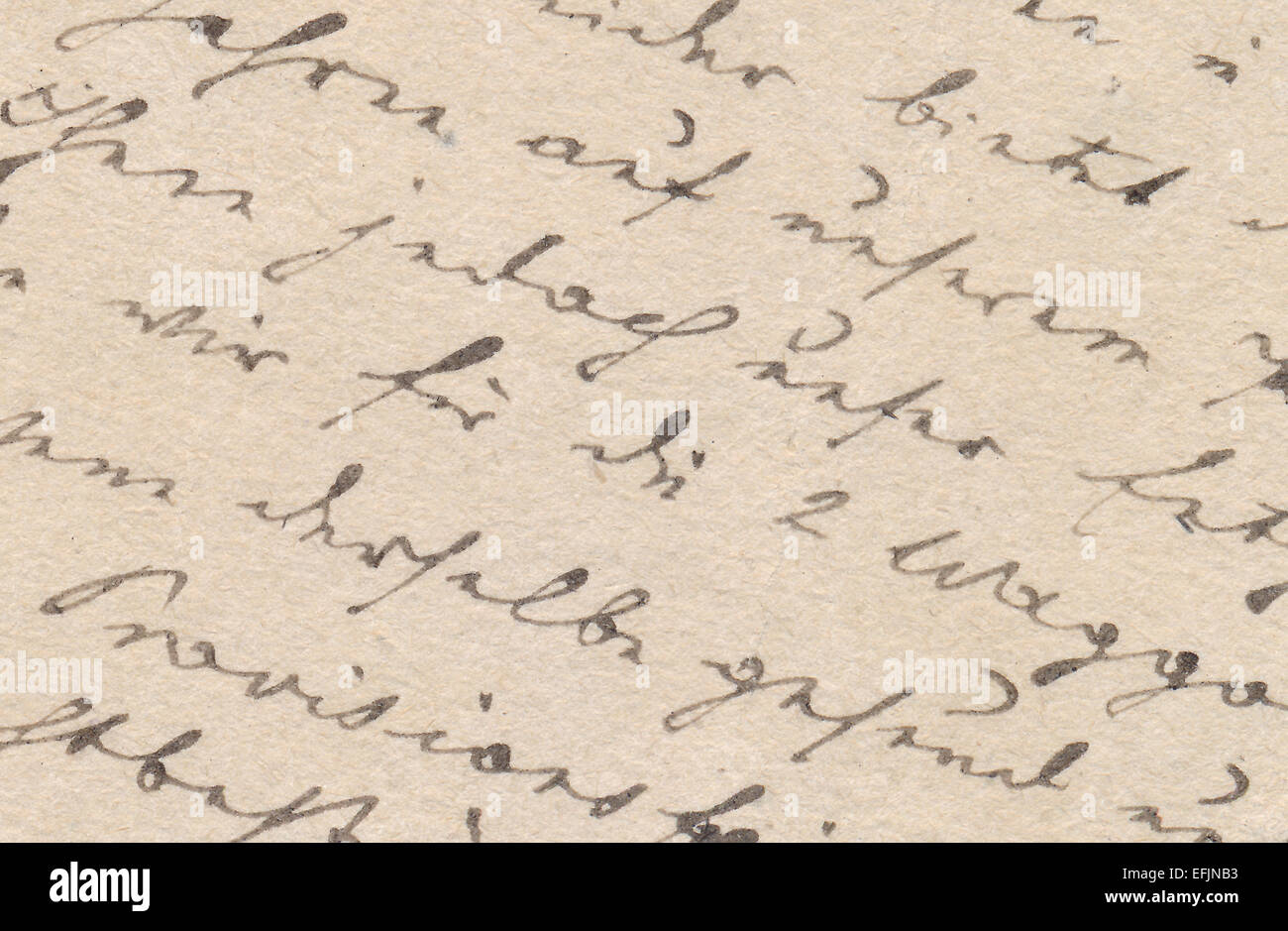 Alte Handschrift auf schmutzige Papier Stockfoto