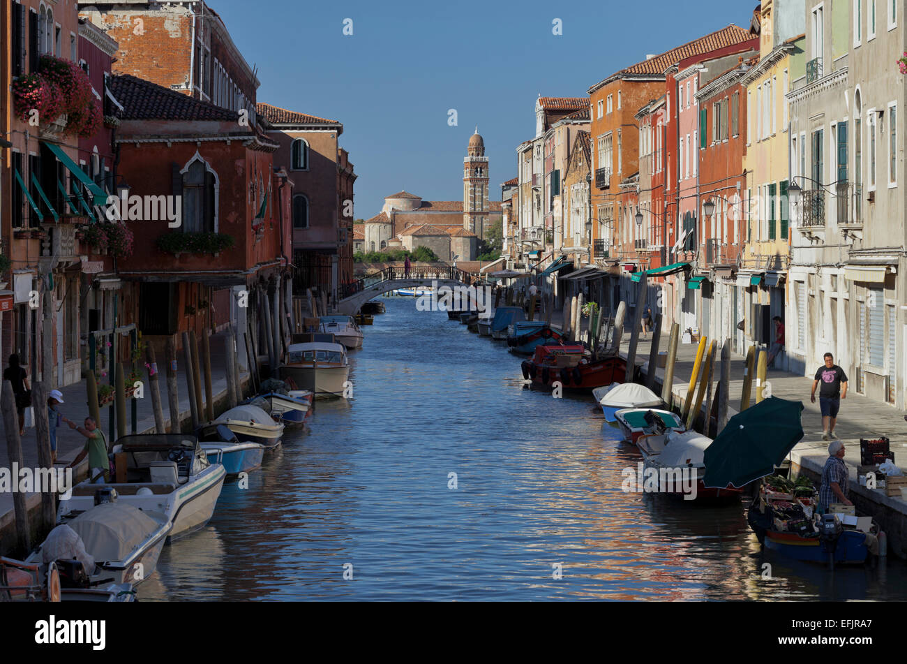 Rio del Vetrai, Murano, Venedig, Italien Stockfoto
