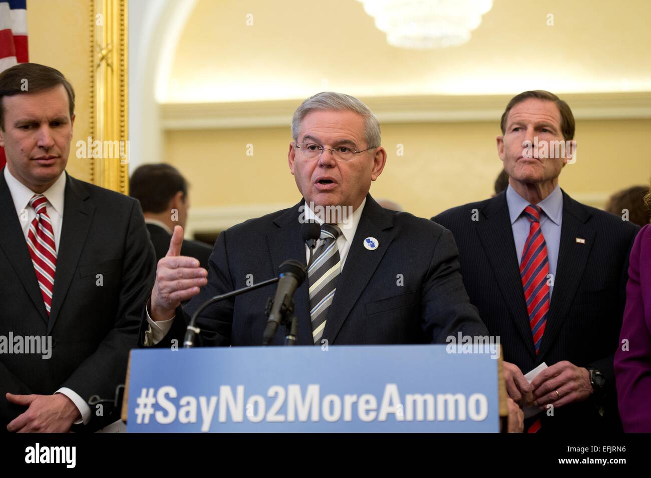 US demokratische Senator Bob Menendez enthüllt die große Kapazität ...