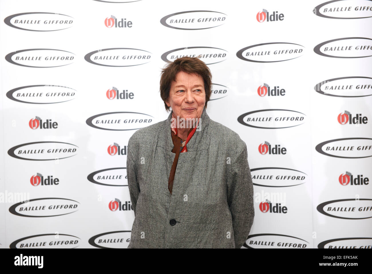 Bridget Riley - Streifen Artist of the Year bei den Oldie des Jahres 2015 Stockfoto