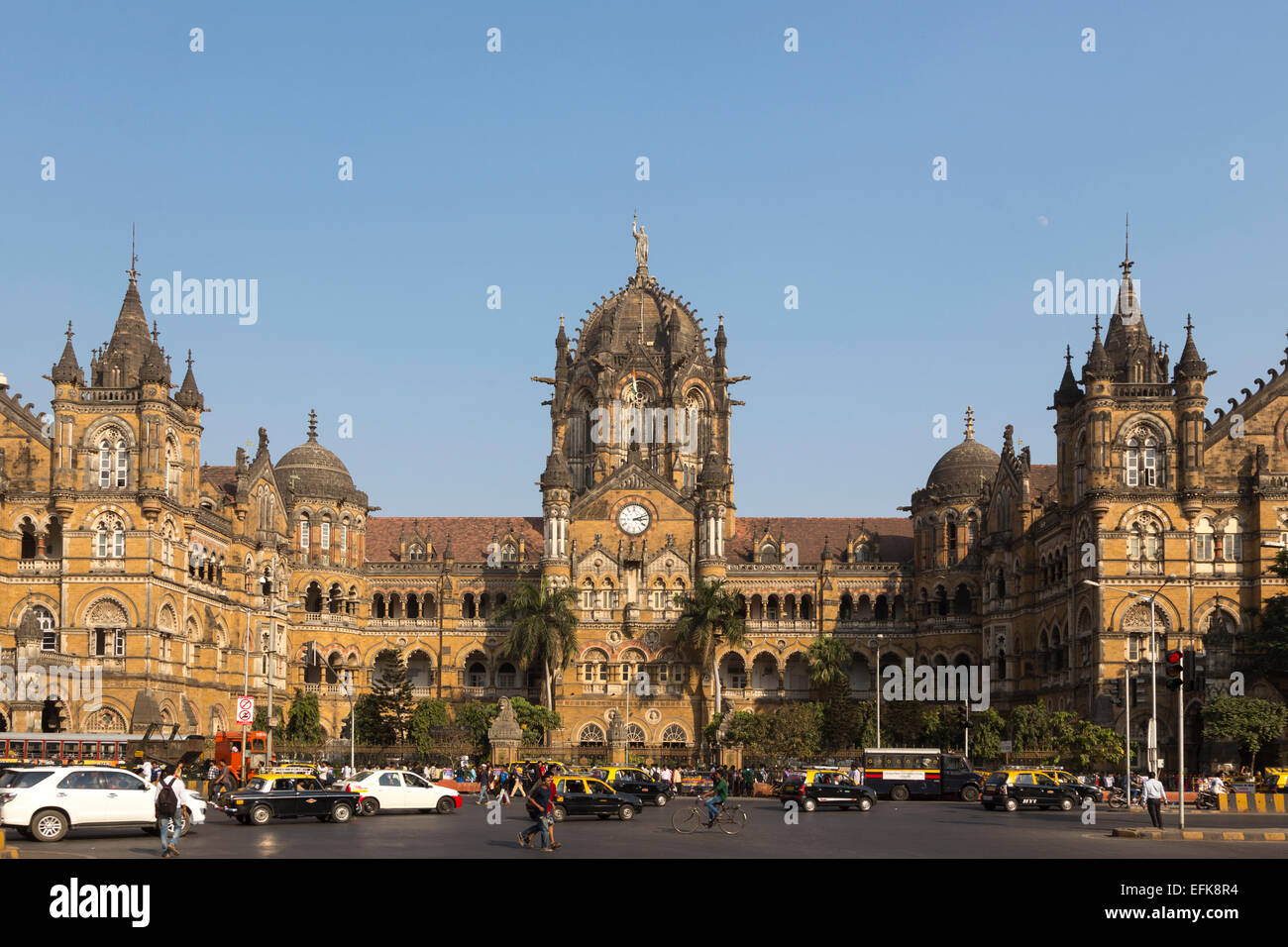 Maharashtra, Indien Mumbai Chhatrapati Shivaji Terminus (Victoria Terminus) Stockfoto