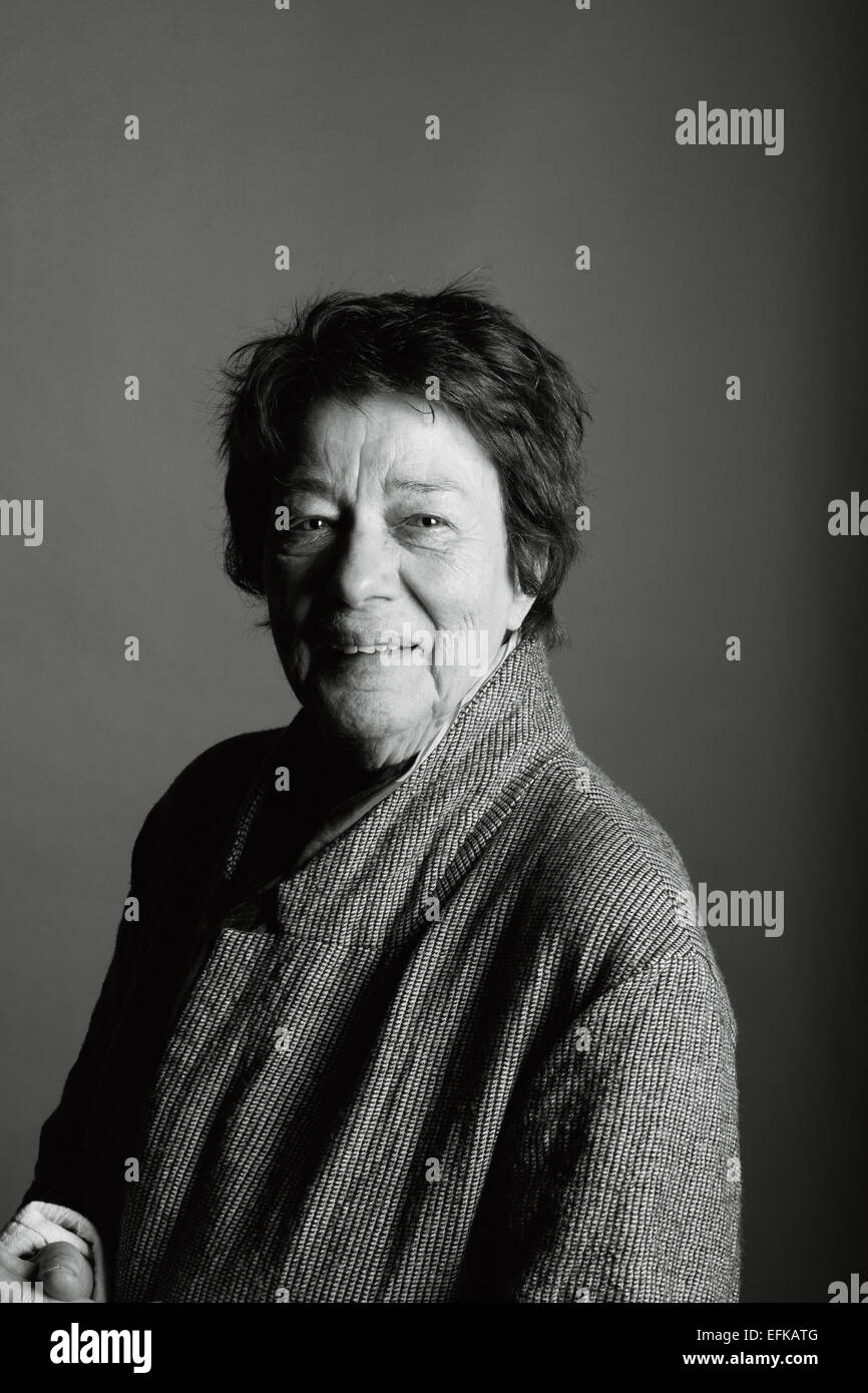 Bridget Riley - Streifen Artist of the Year bei den Oldie des Jahres 2015 Stockfoto