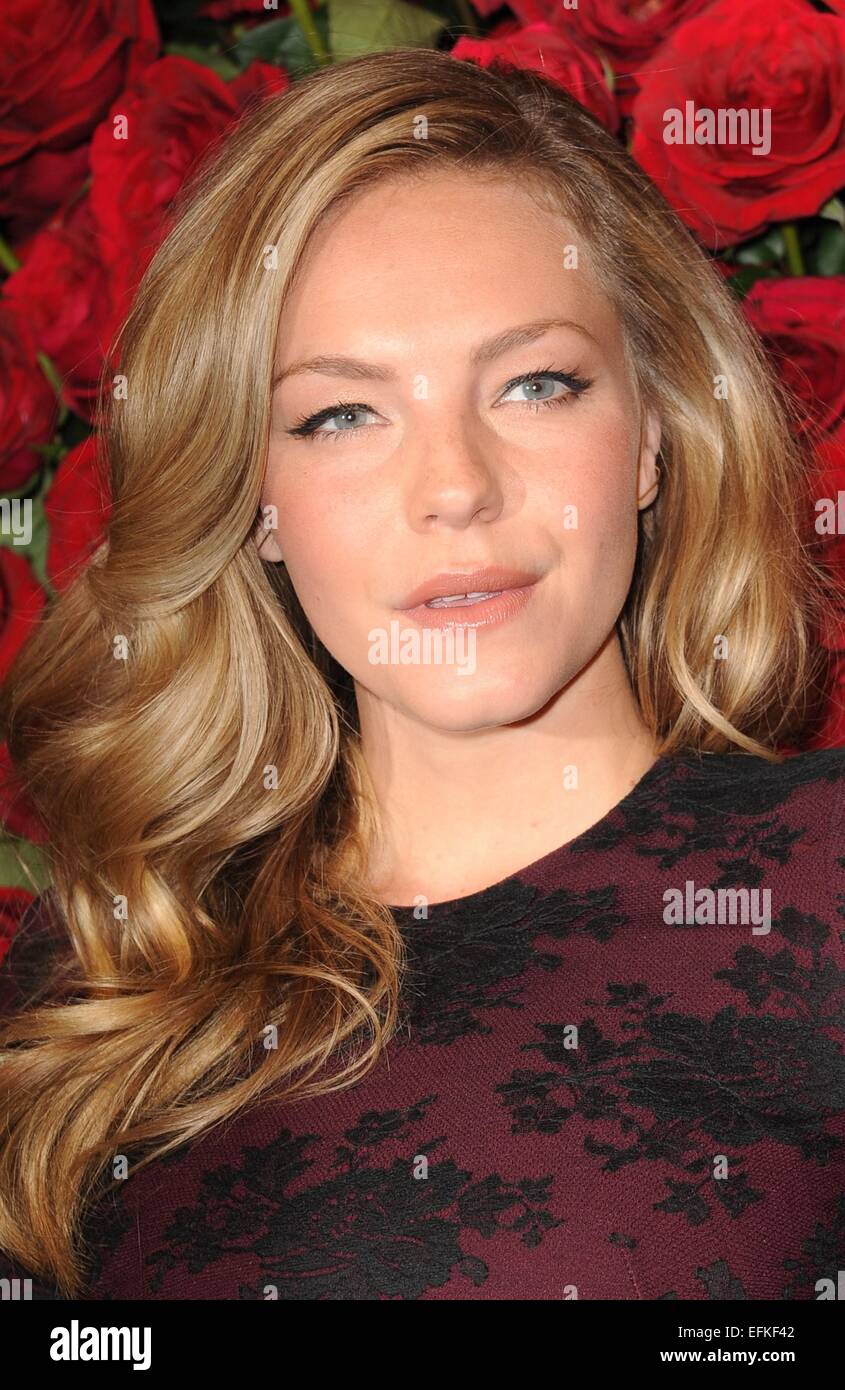 New York, NY, USA. 6. Februar 2015. Eloise Mumford im Ankunftsbereich für fünfzig Schattierungen von grau Fan ersten Screening-veranstaltet von der TODAY SHOW, Ziegfeld Theatre, New York, NY 6. Februar 2015. Bildnachweis: Kristin Callahan/Everett Collection/Alamy Live-Nachrichten Stockfoto