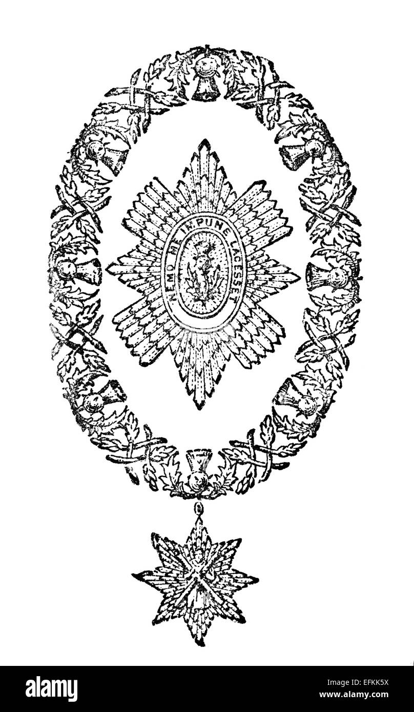 Viktorianische Gravur von der St.-Andreas Kreuz. Digital restaurierten Bild aus einem Mitte des 19. Jahrhundert Enzyklopädie. Stockfoto