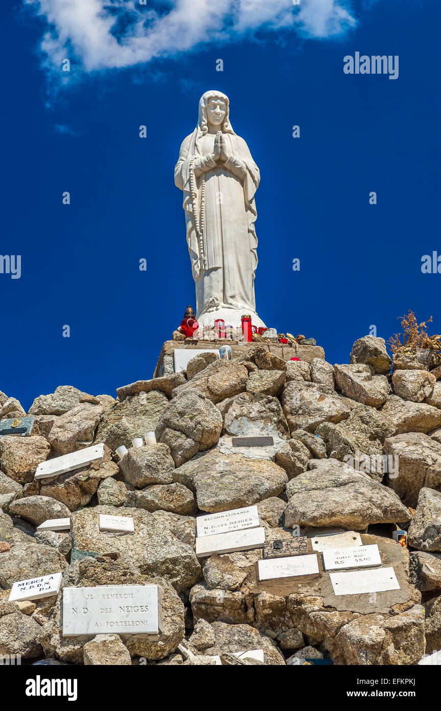 Notre Dame des Neiges Aiguilles de Bavella Corse du Sud Frankreich 2A Stockfoto