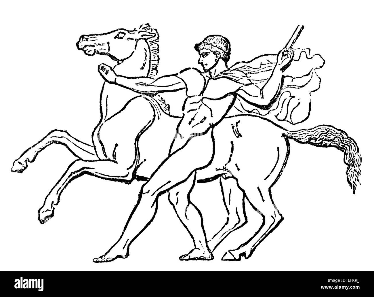 Digital restaurierten Bild aus einem Mitte des 19. Jahrhundert Enzyklopädie. Stockfoto