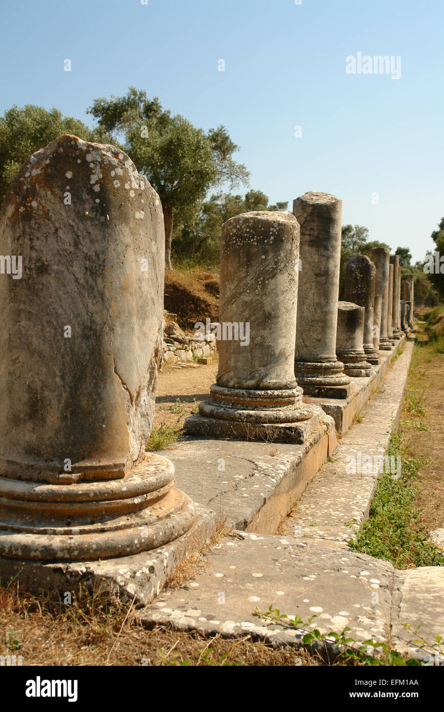 Iasos antike Stadt Stockfoto