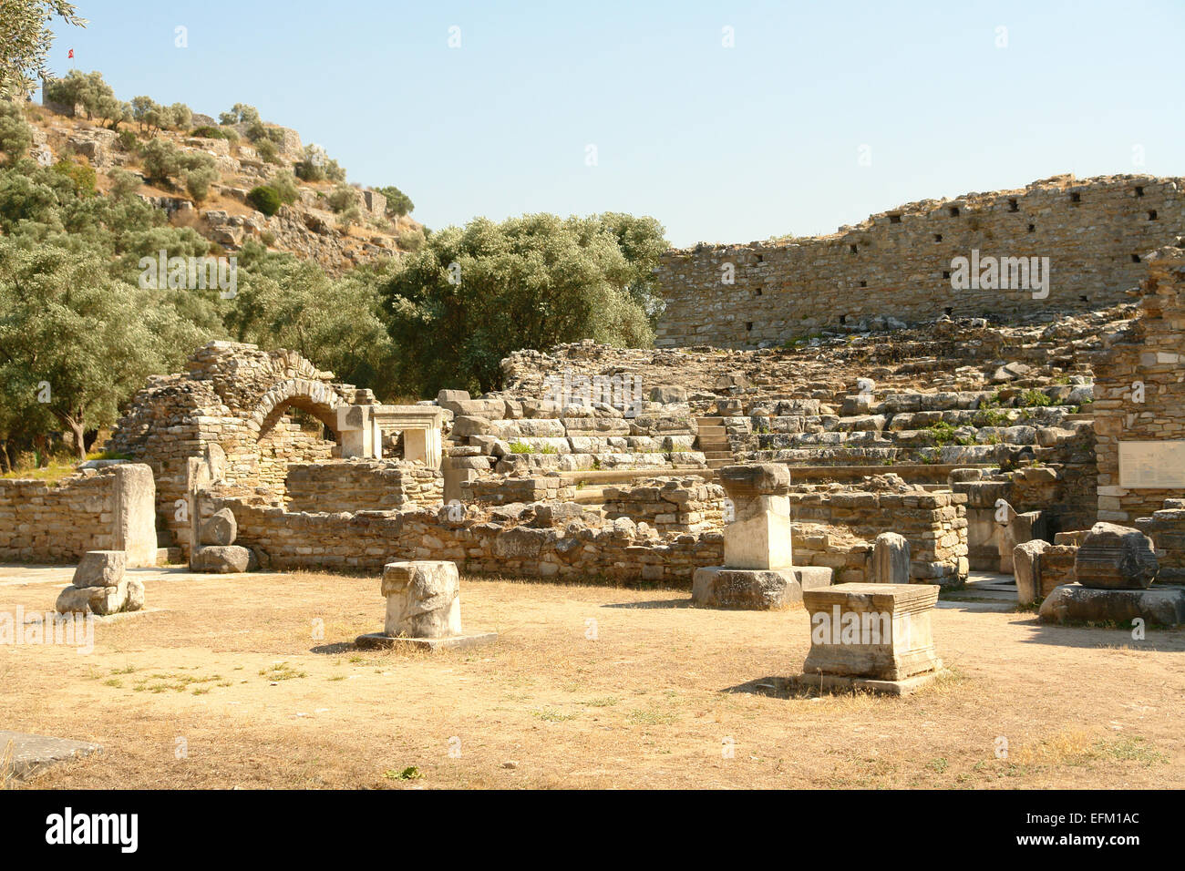 Iasos antike Stadt Stockfoto