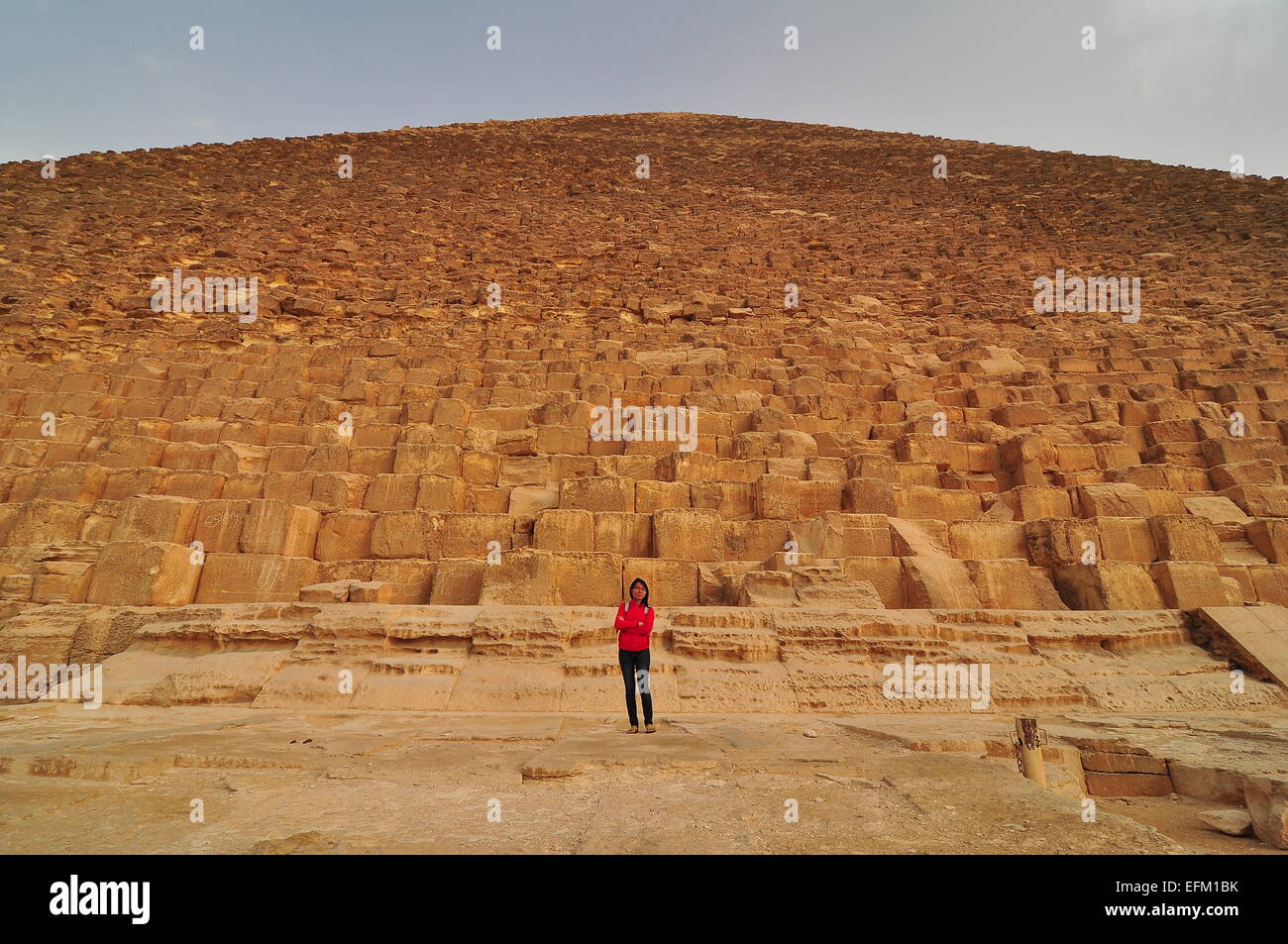 Pyramide, Gizeh, Ägypten Stockfoto