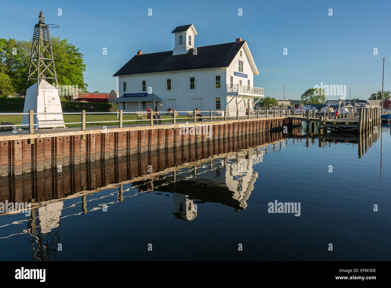 Connecticut River Museum in Essex Stockfoto