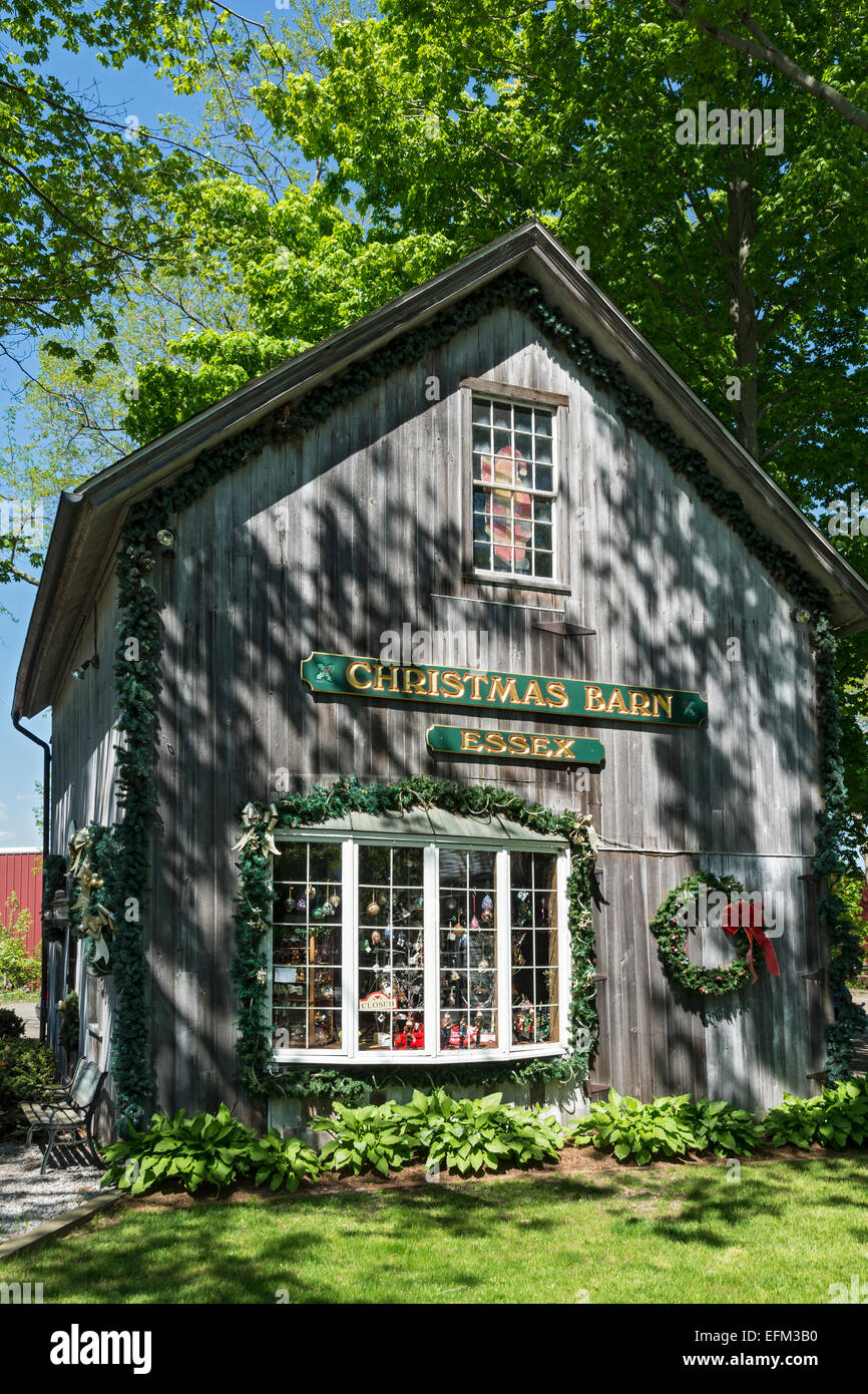Connecticut, Essex, Weihnachten Scheune, Shop, Geschenk-shop Stockfoto