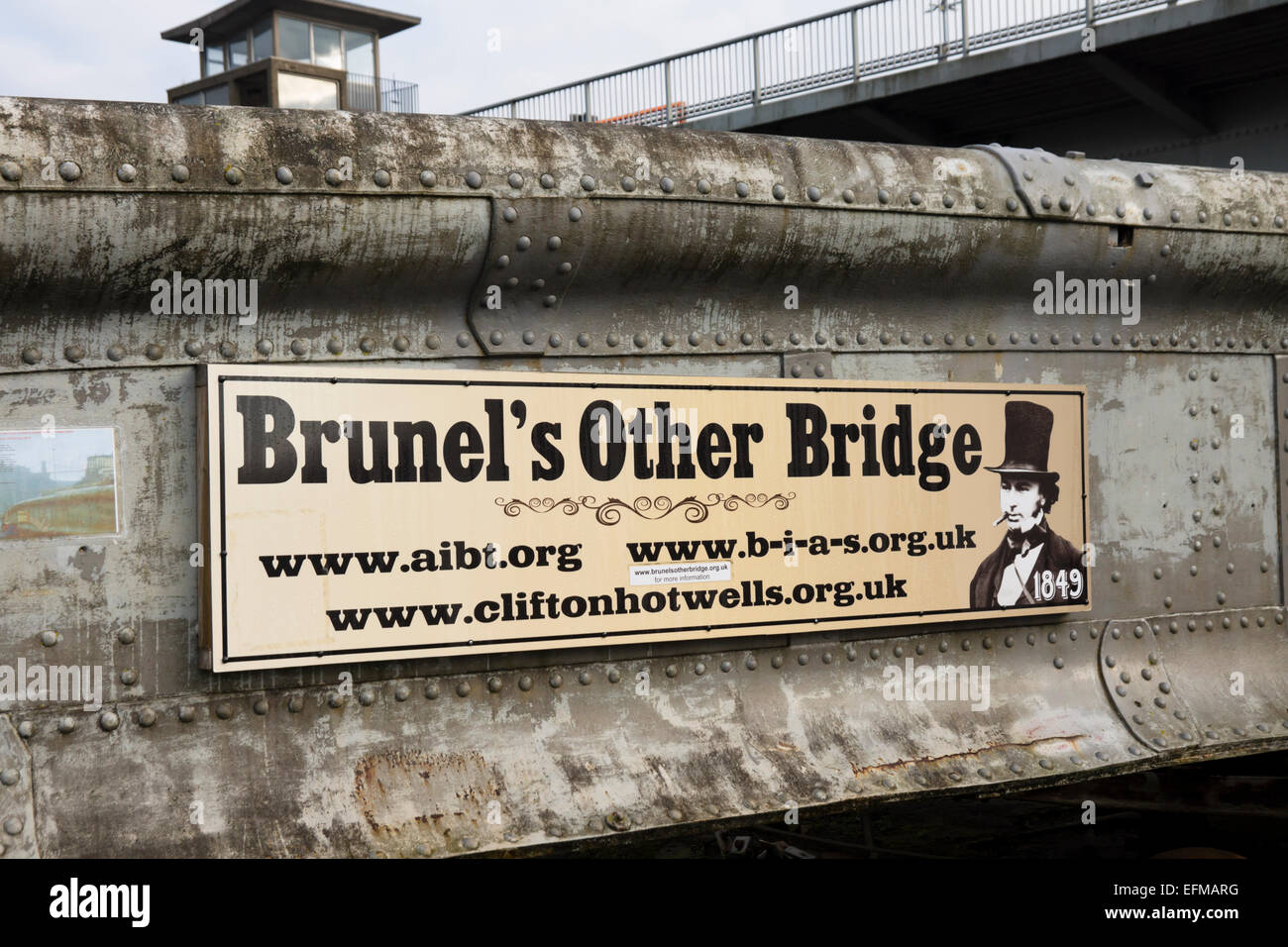 Die brunel andere Brücke an der Cumberland Basin Bristol England Großbritannien Stockfoto