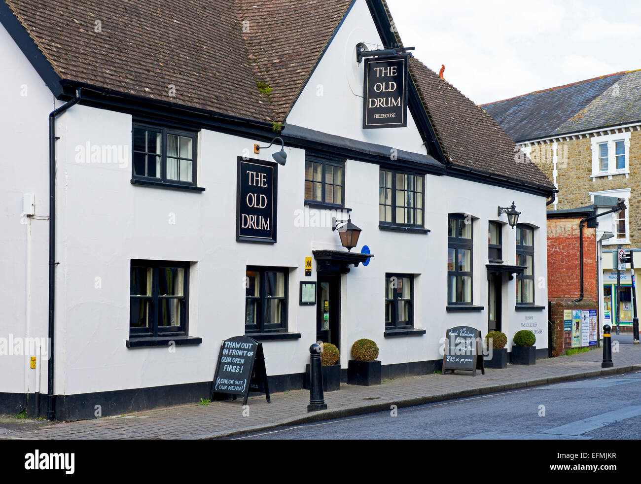 Der alte Drum Pub in Petersfield, Hampshire, England uk Stockfotografie