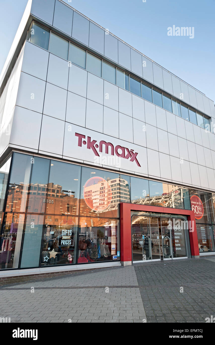 Birmingham Tk Maxx Ladengeschäft Stockfoto