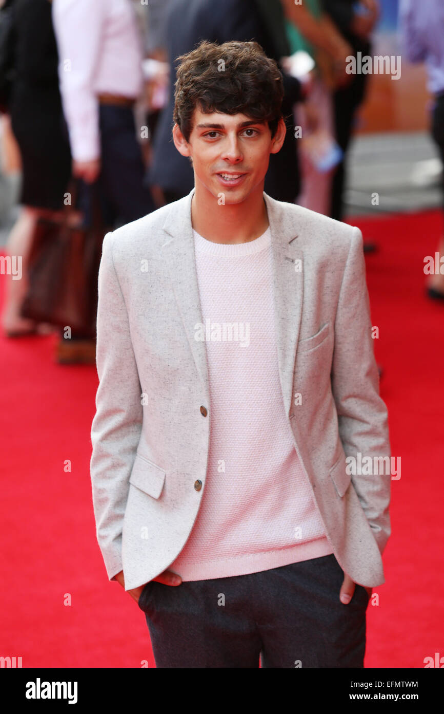 "The Inbetweeners 2" - Weltpremiere im Vue Kino West End - Ankünfte mit statt: Matt Richardson wo: London, Vereinigtes Königreich bei: 5. August 2014 Stockfoto