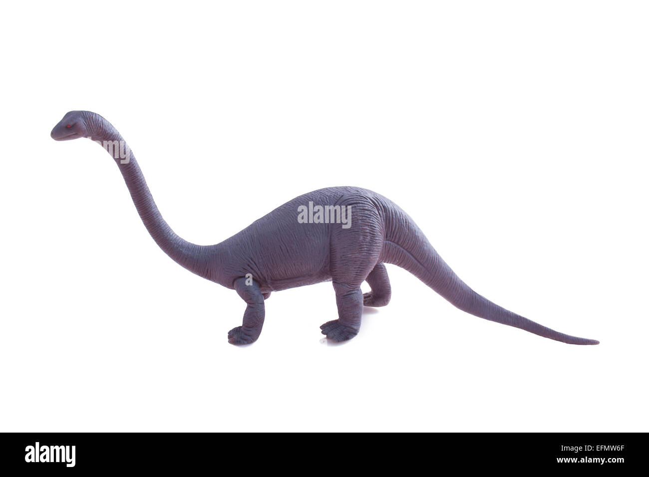 Große Dinosaurier auf einem weißen Hintergrund isoliert Stockfoto