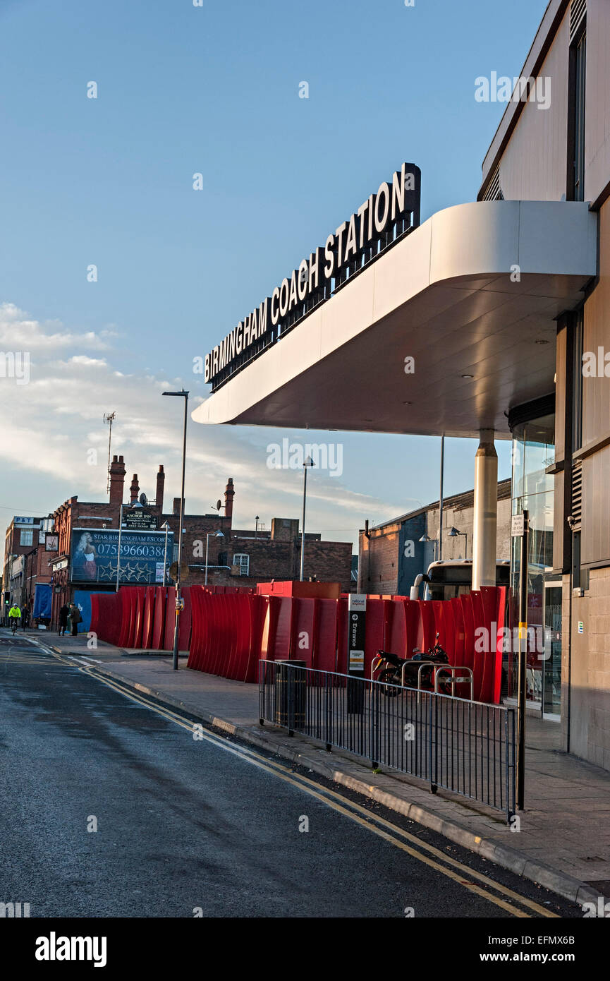 neuer Nationaltrainer express Bus Station Digbeth Birmingham Stockfoto
