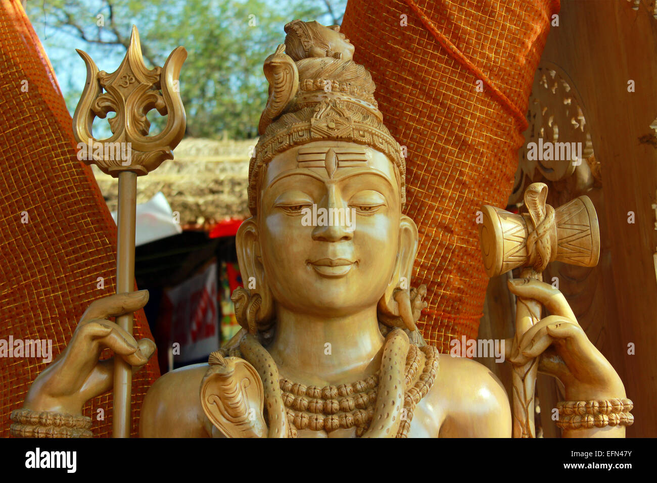 Shiva, Herr, Gott, Körperhaltung, Indien, Meditation, Statue, Attraktion, Licht, göttliche, Tourist, Yoga, Tall, Idol, Indisch, Heilige, devo Stockfoto