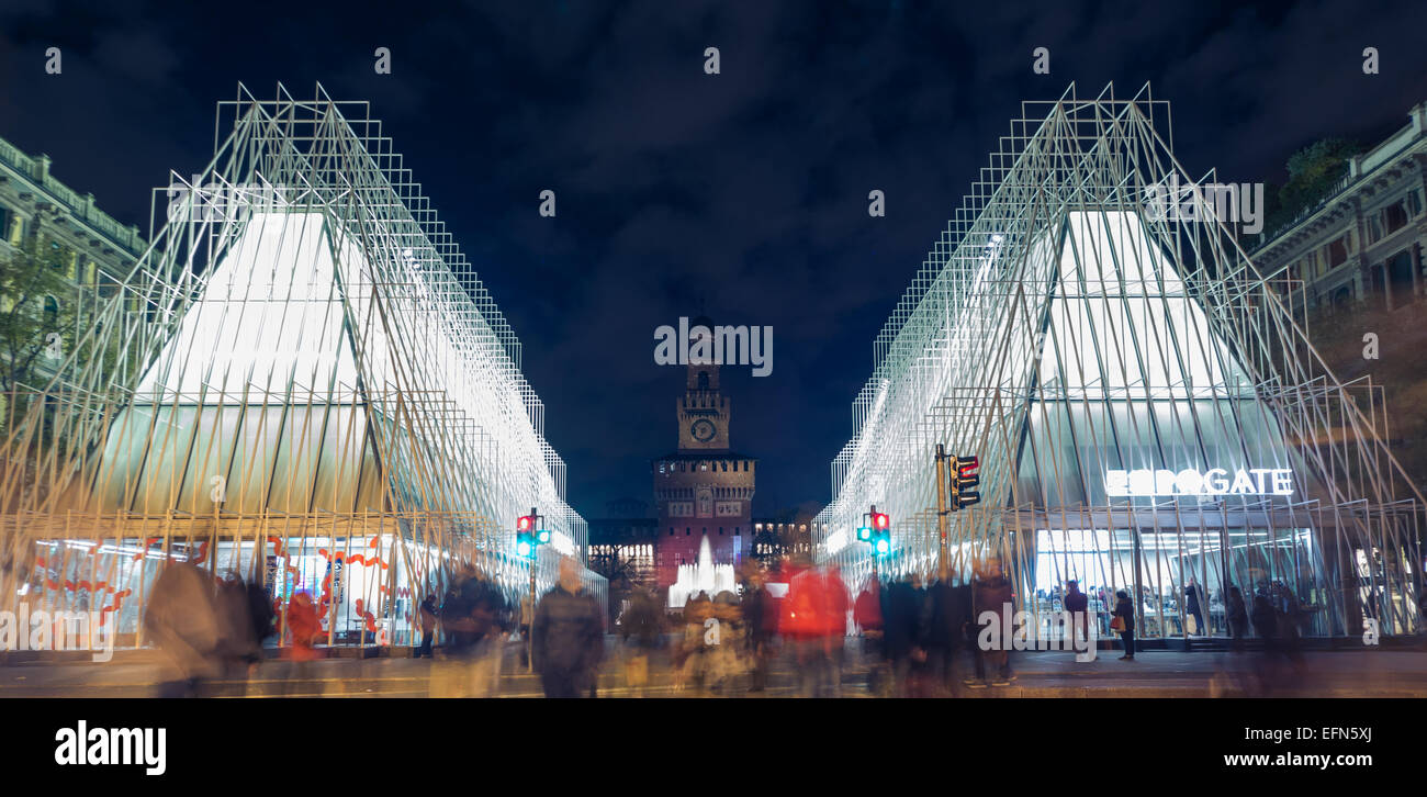 Expo Gate Milano 2015 Stockfoto
