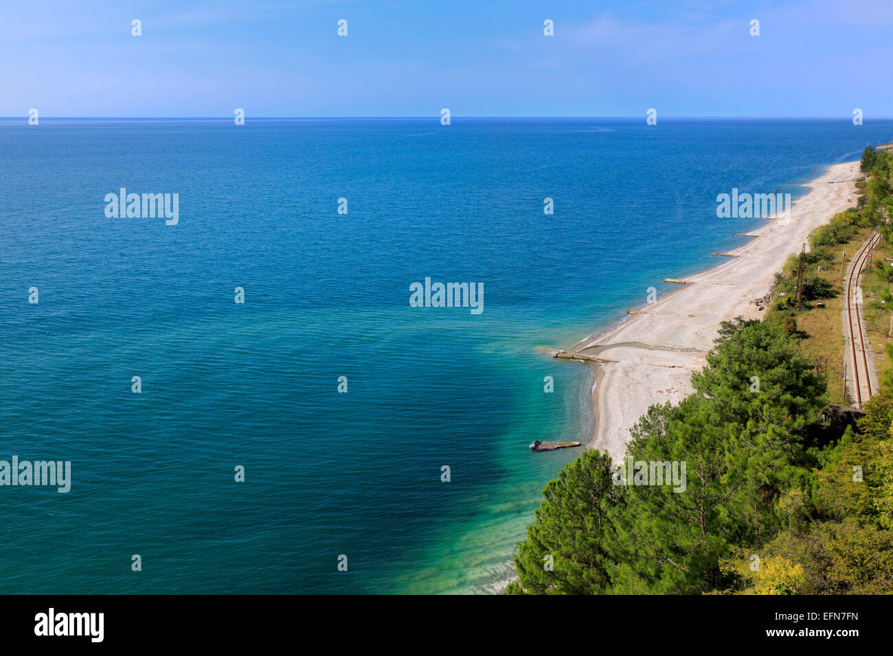 Schwarzmeer-Küste, Gagra, Abchasien (Georgien) Stockfoto