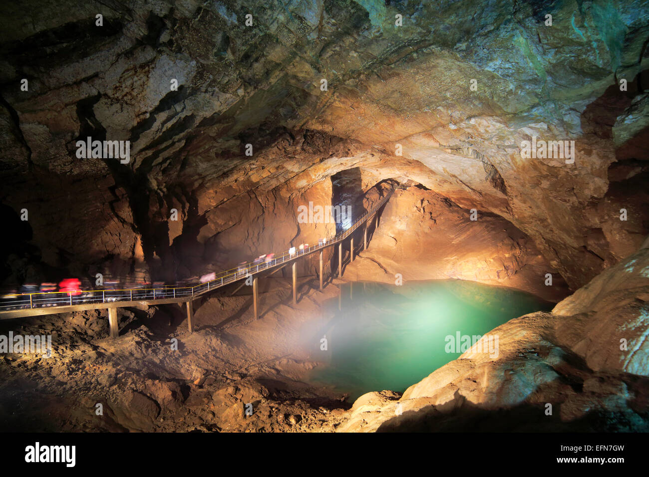 Neue Athos Cave, Abchasien (Georgien) Stockfoto