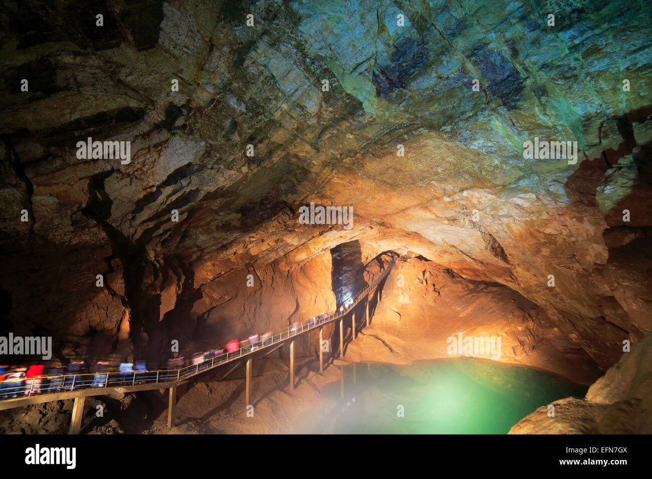 Neue Athos Cave, Abchasien (Georgien) Stockfoto