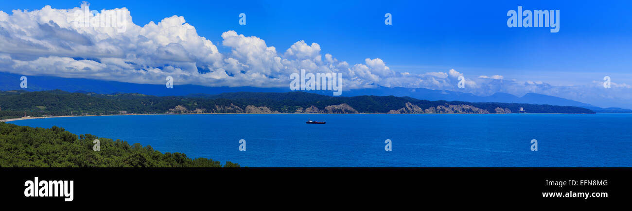 Schwarzmeer-Küste, Pizunda, Abchasien (Georgien) Stockfoto