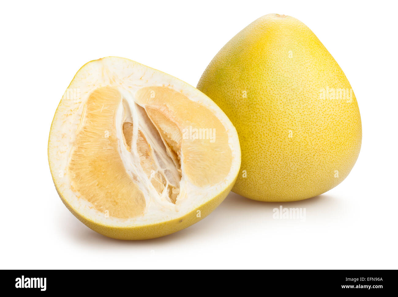 Pomelo isoliert Stockfoto