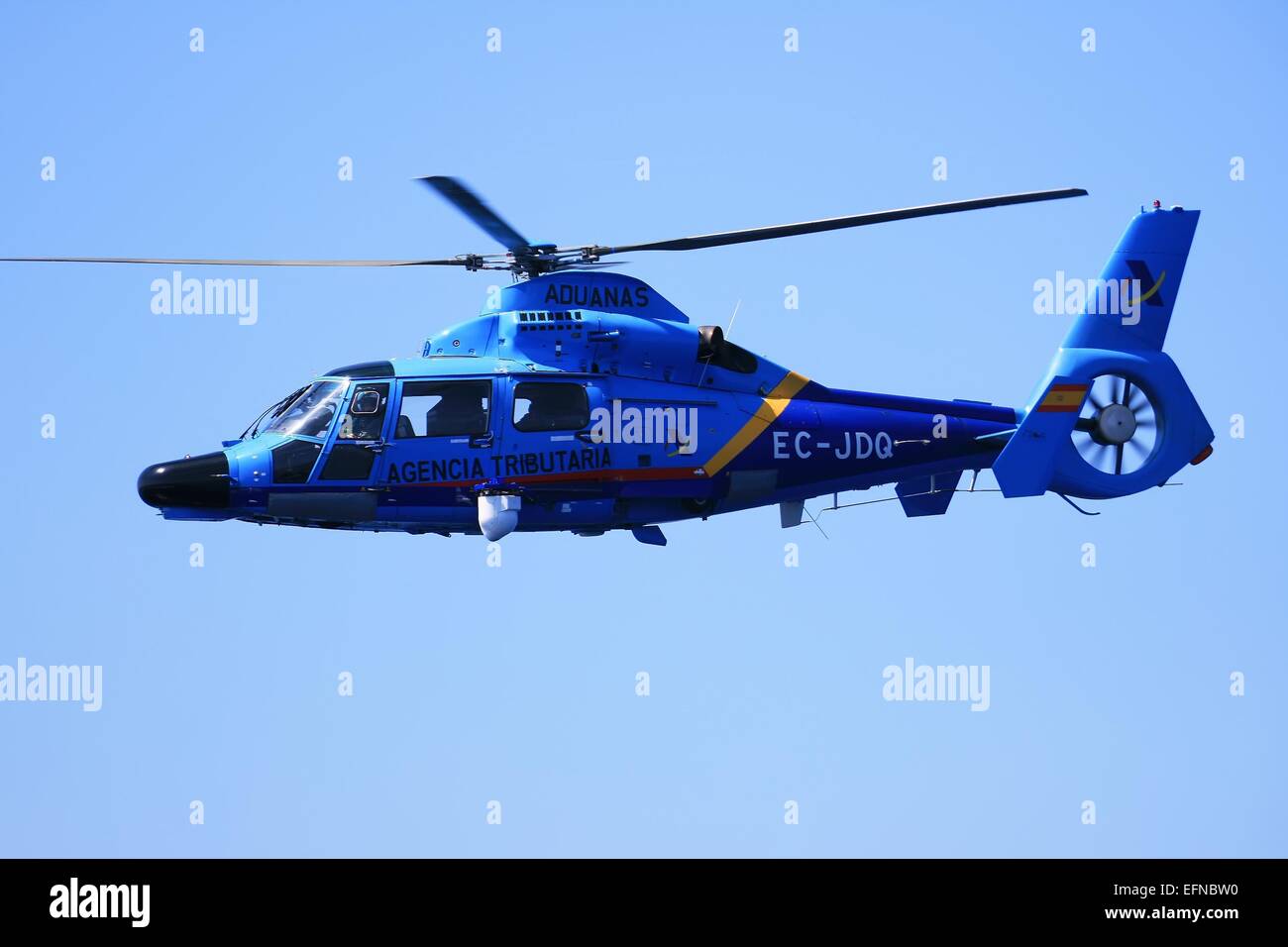 Hubschrauber-fliying Stockfoto
