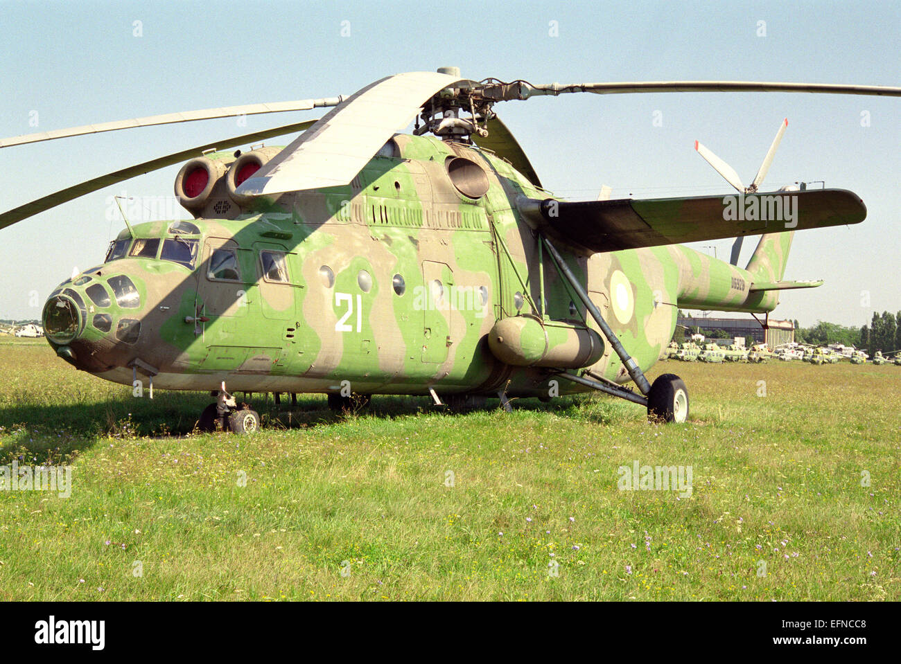 Mil Mi-6A schweren Transporthubschrauber Stockfoto