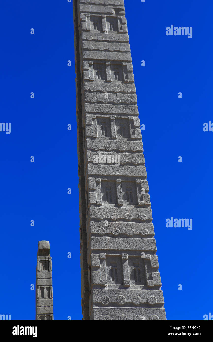 Northern Stelen Park, Axum, Tigray Region, Äthiopien Stockfoto