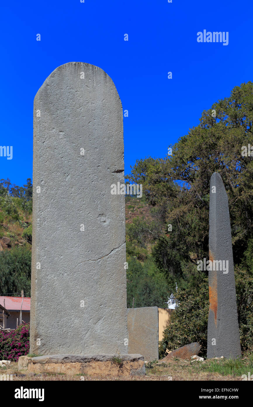Northern Stelen Park, Axum, Tigray Region, Äthiopien Stockfoto