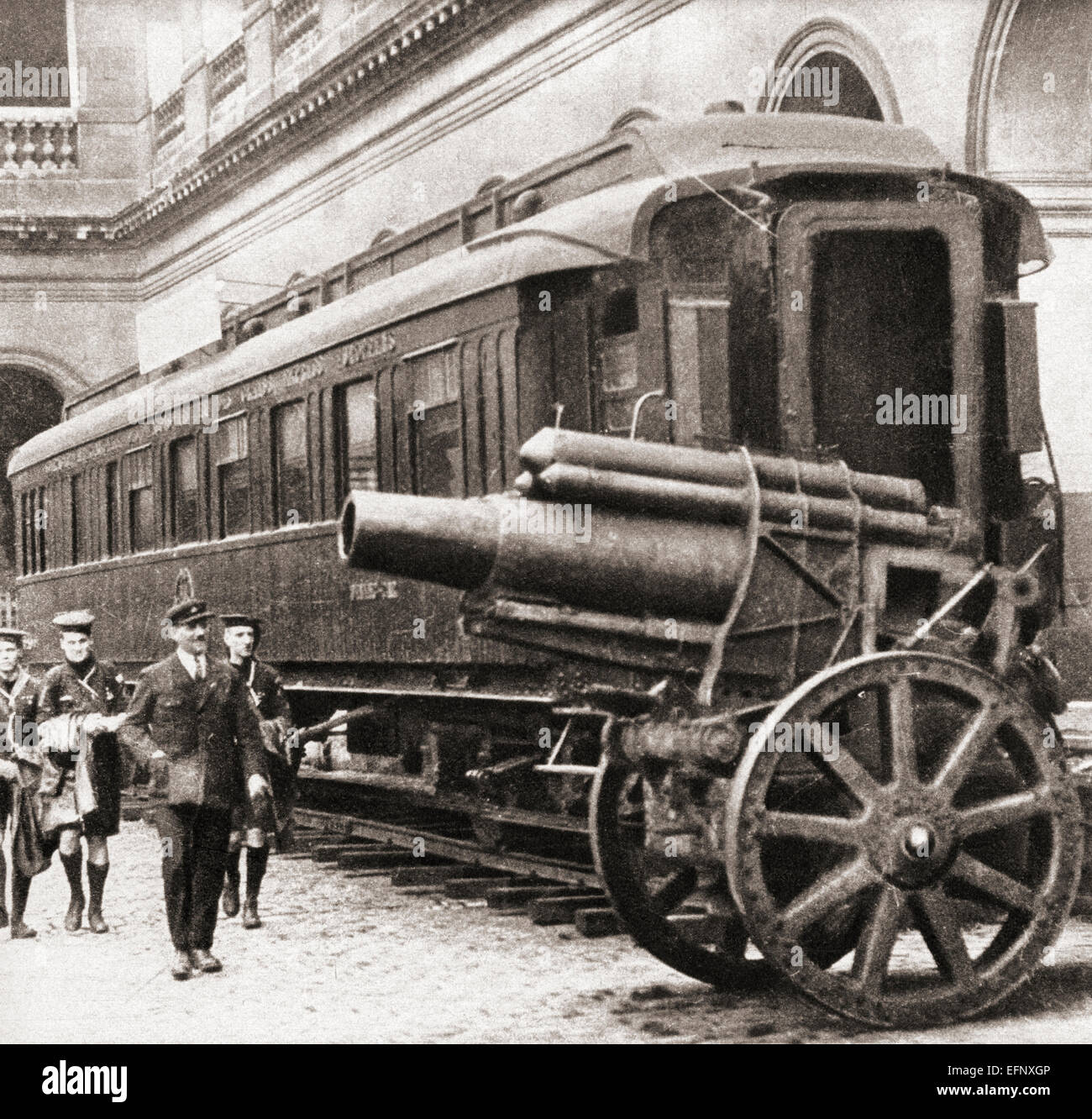 Der Eisenbahnwagen, die der Waffenstillstand Ende Weltkrieg, 11. November 1918 unterzeichnet wurde. Stockfoto