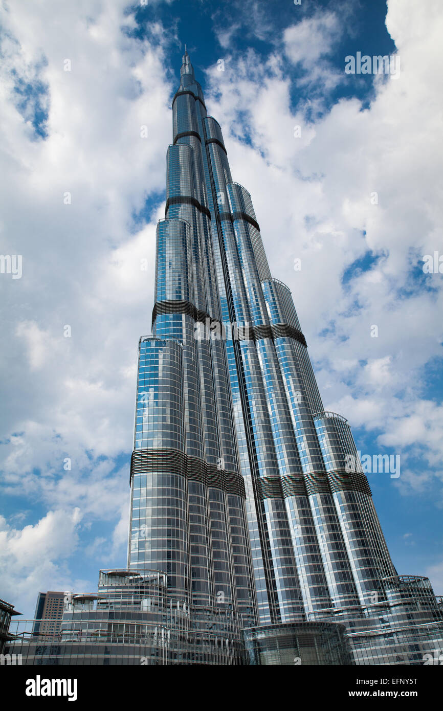 Burj Khalifa in Dubai, die Welt die höchsten Gebäude ab 2014 Stockfoto