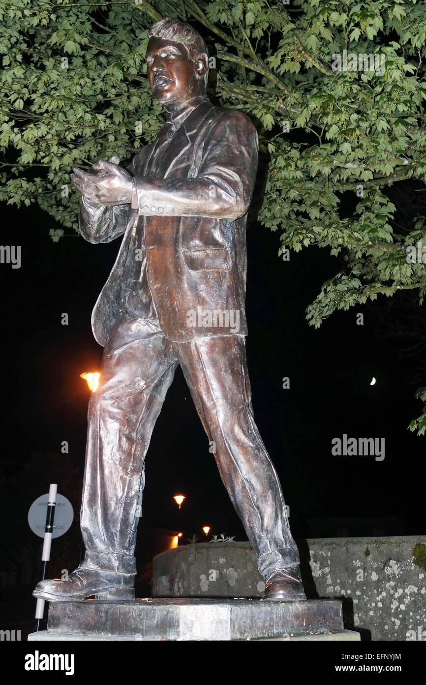 MICHAEL COLLINS STATUE WEST CORK IRLAND Stockfoto