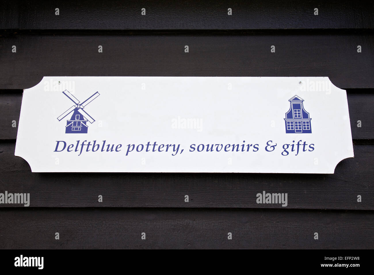 Souvenir-Zeichen, Niederlande, Europa Stockfoto