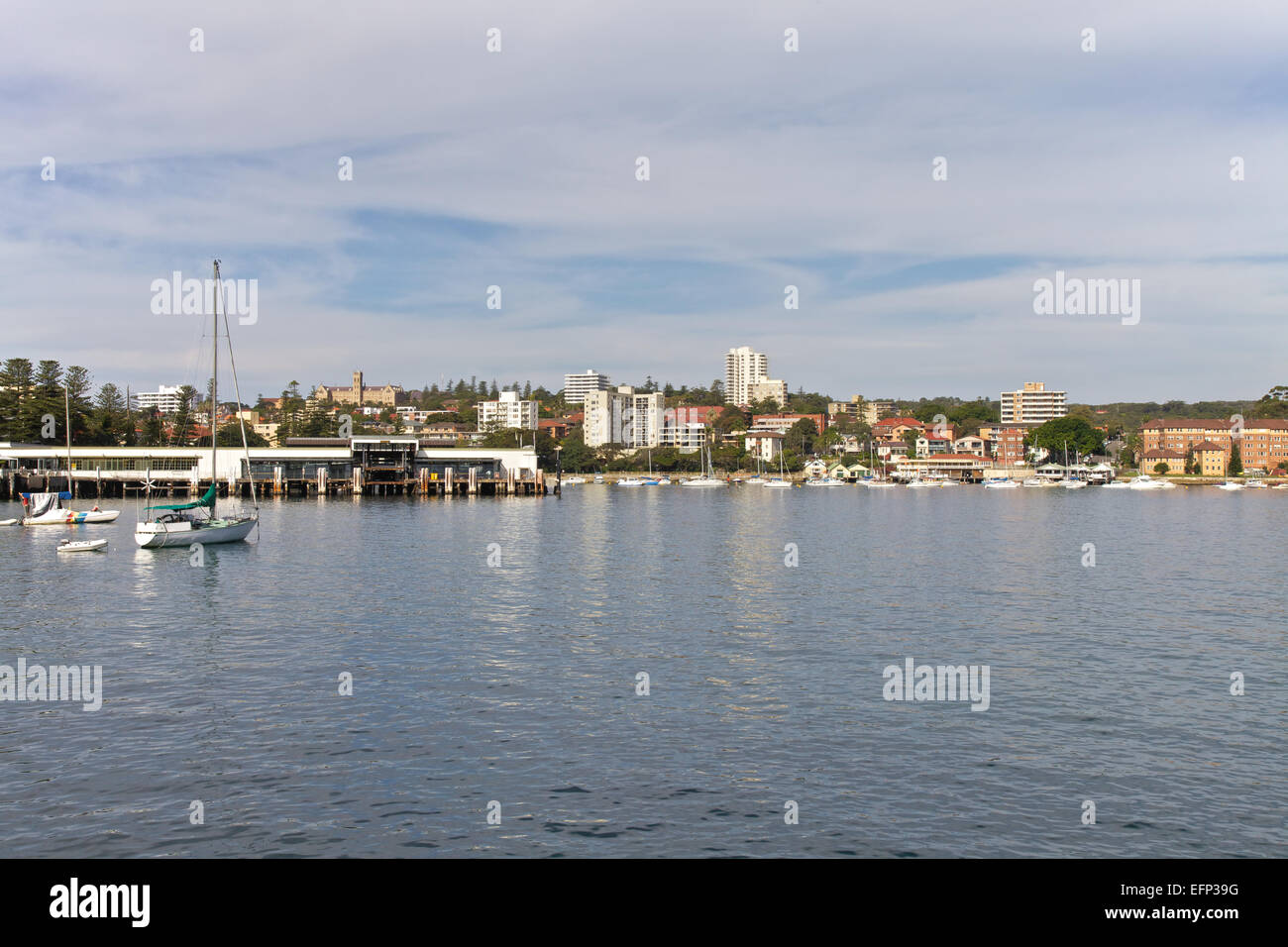 Manly Beach Fährhaus in Sydney, Australien Stockfoto