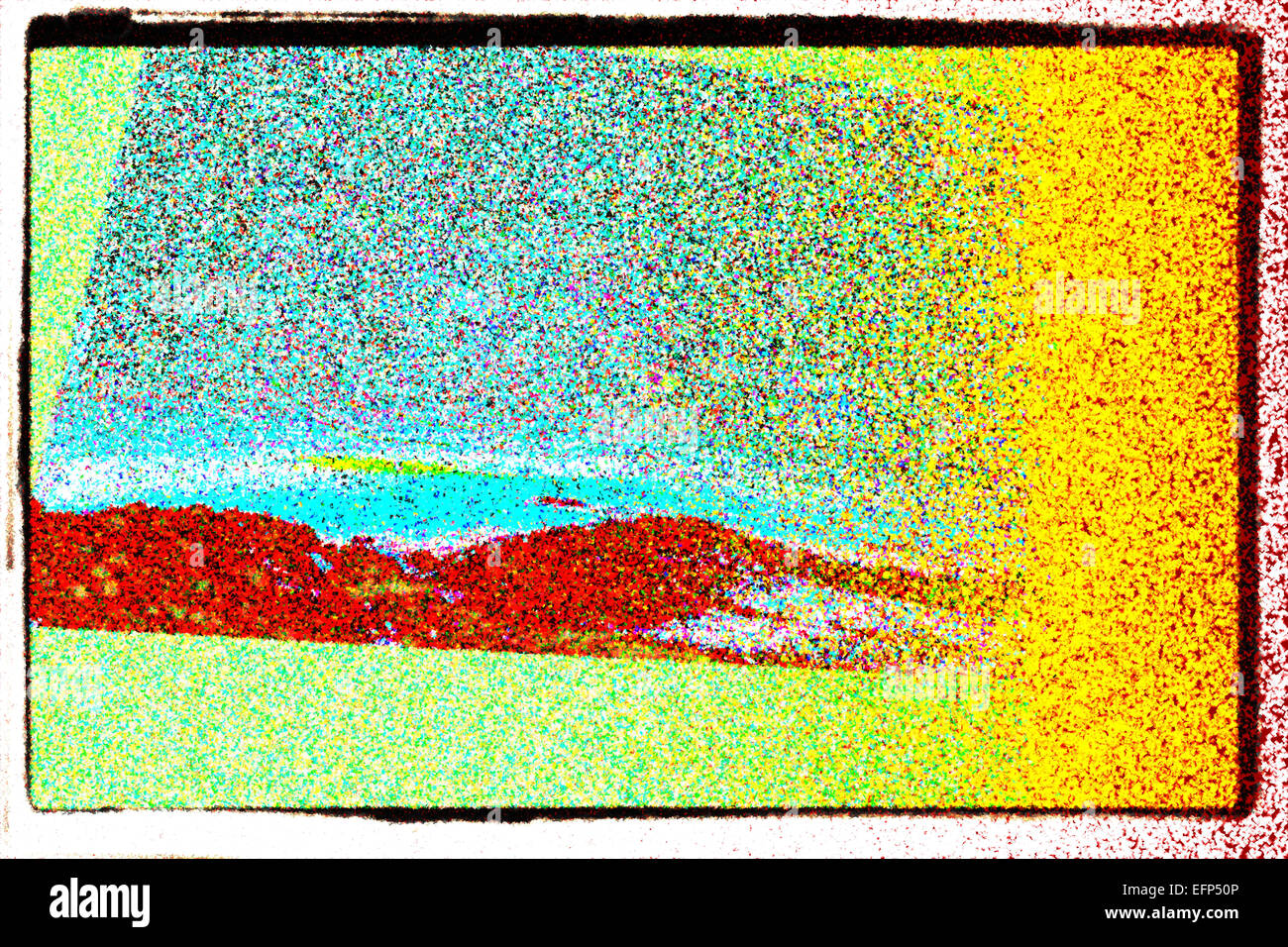 Abstracts abstrakt Kunst; Kunstsammler; Kunstsammler; Palette des Künstlers; Künstlers Paletten; Sammler, Sammler; Farbbild; Farbe im Stockfoto