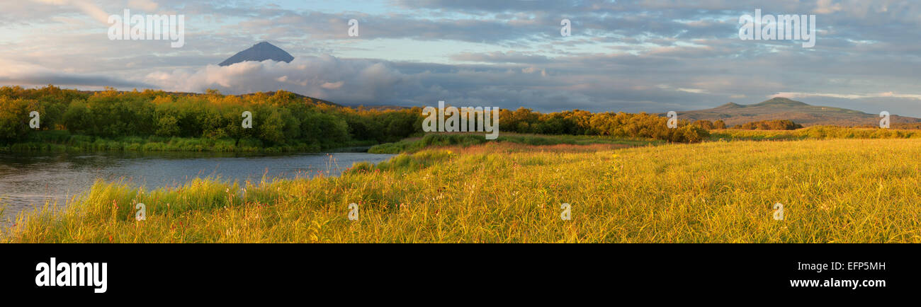 Opala Fluss, Opala Vulkan, Kamtschatka, Russland Stockfoto
