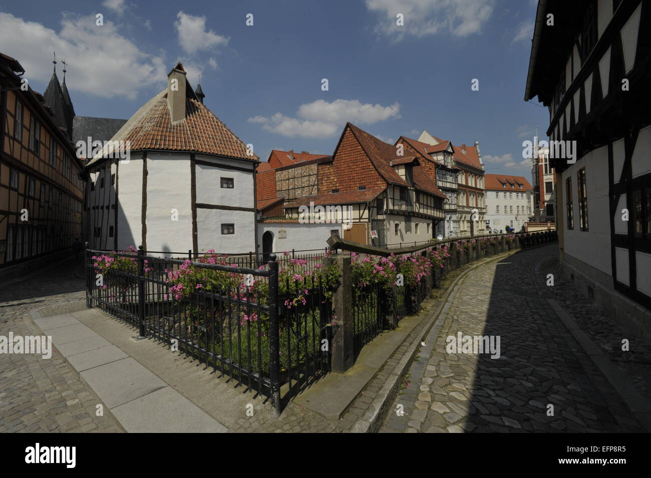 Altstadt von Quedlinburg Stockfoto