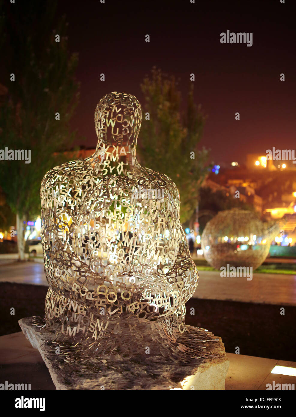 Moderne Skulptur, Kaskade, Eriwan, Armenien Stockfoto