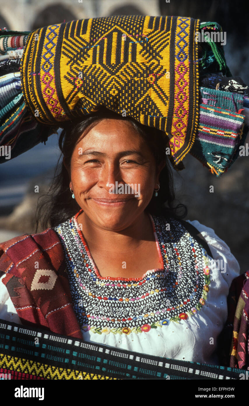 Anbieter von Kunsthandwerk. Antigua Guatemala. Guatemala Stockfoto