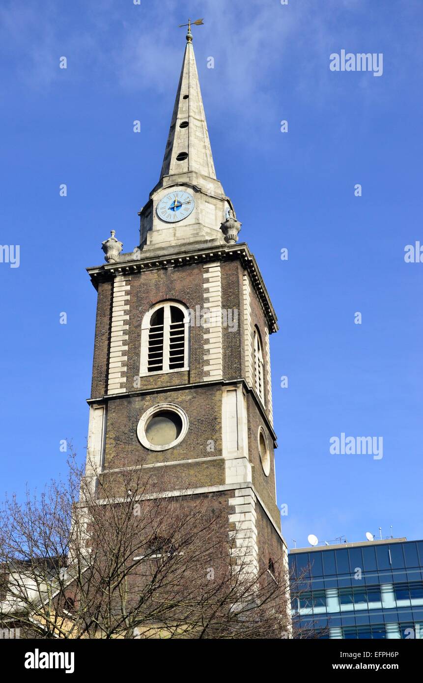 St Botolph ohne Aldgate Kirche, Aldgate, City of London, London, England, Vereinigtes Königreich Stockfoto