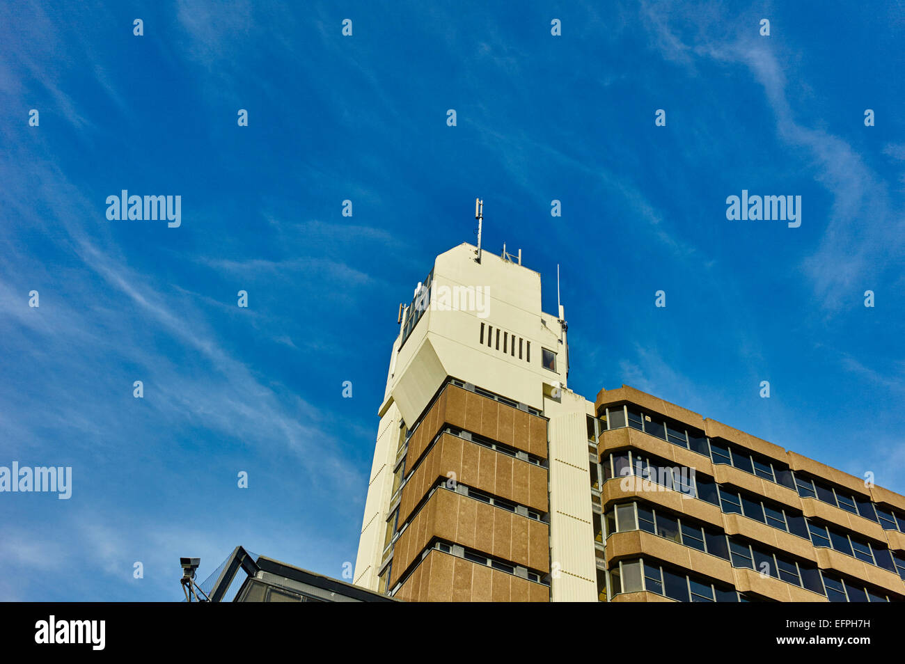 Leere Bürogebäude in Norwich Stockfoto