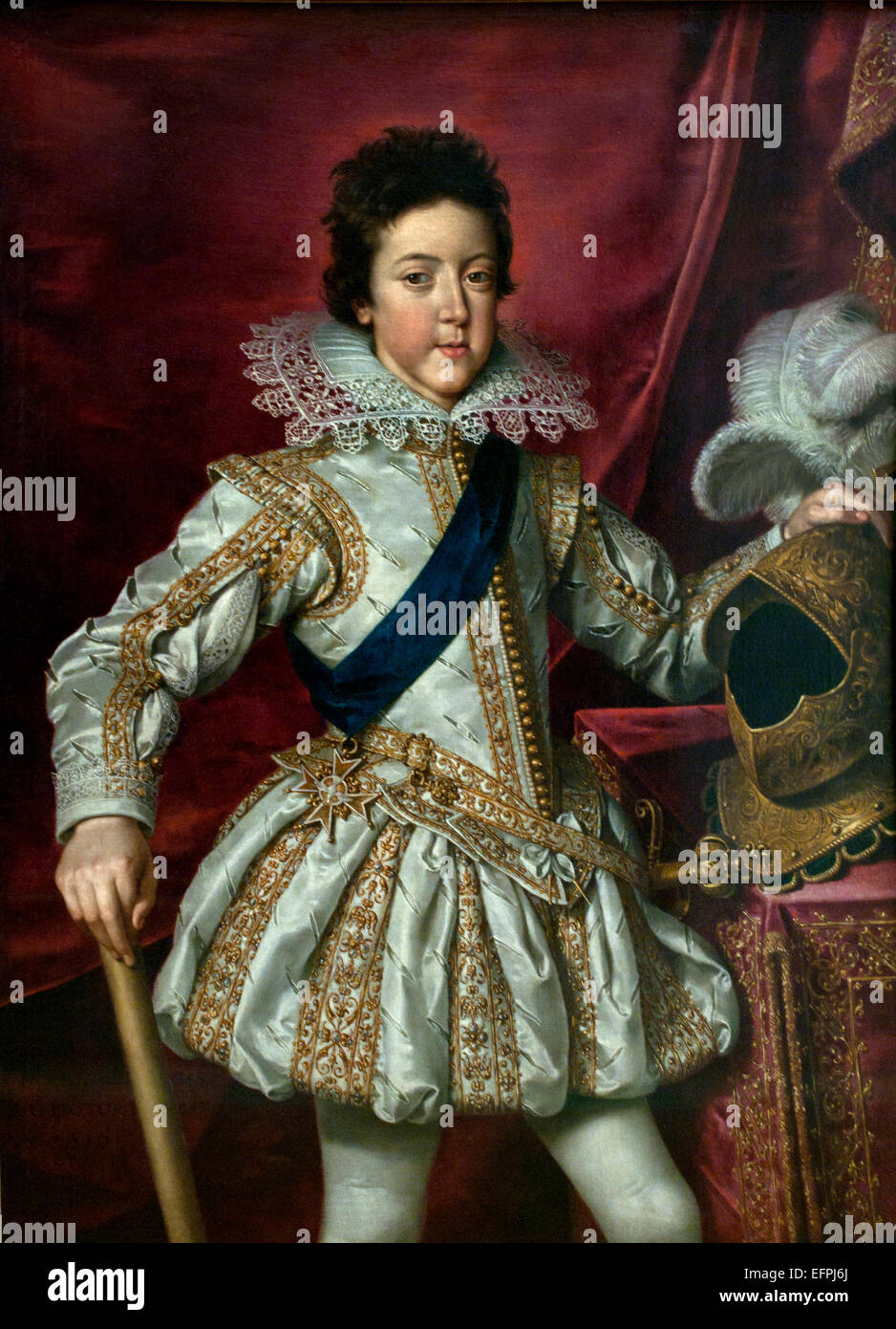 König Ludwig XIII. von Frankreich 1616 Frans Pourbus 1569-1622 flämischen Belgien Belgien Stockfoto