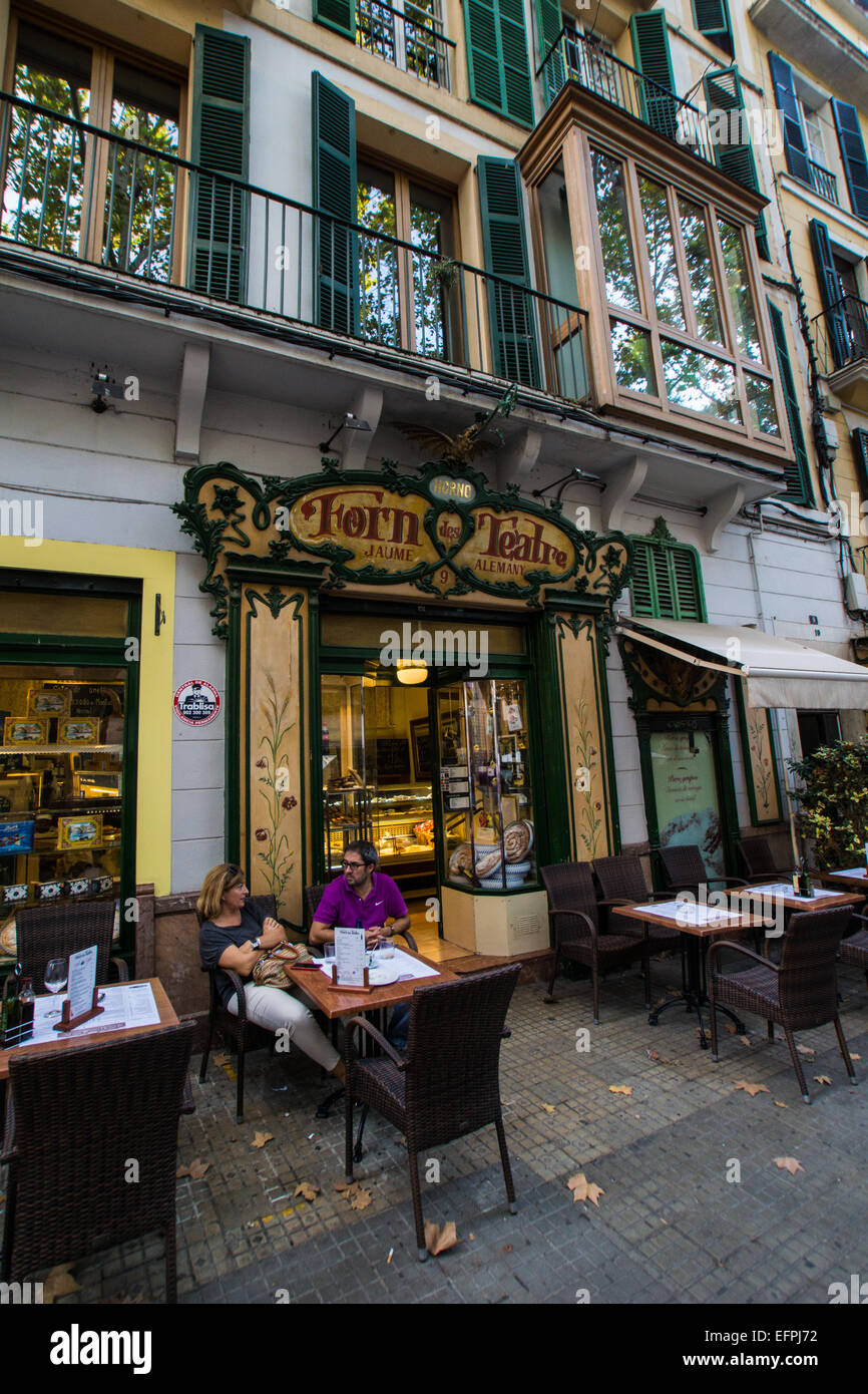 Palma ist die Hauptstadt der Insel Mallorca Stockfoto